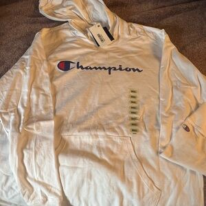 Champion Light Gray Hoodie